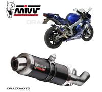 MIVV Silencieux d'échappement GP Steel Black – Yamaha YZF 1000 R1 1998-2001