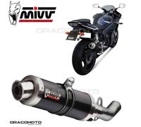 MIVV Silencieux Slip-On GP Y.013.LXB Yamaha YZF 600 R6 2003-2005 Argenté Homologué