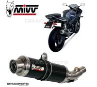 échappement YAMAHA YZF 600 R6 2005 MIVV Gp Carbone