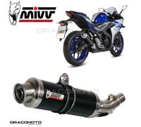 SILENCIEUX CARBONE-CARBONE MIVV GP POUR YZF R25 2015-2024