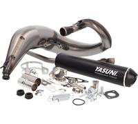 Echappement Yasuni Cross ML MAX noir pour Aprilia RX, SX, Derbi Senda, Gilera EBE, EBS, D50B