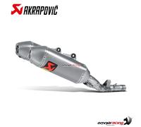 Echappements Akrapovic titane style course Honda CRF250R 2016-2017