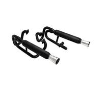 Échappements latéraux noirs pour Buggy avec double carburateurs - par 2