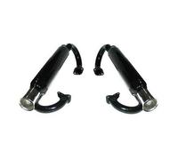 Échappements latéraux noirs pour Buggy avec simple carburateur - par 2