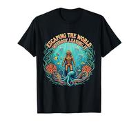 Échapper au Monde sans Le Quitter | Plongée sous-Marine T-Shirt