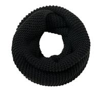 Écharpe 1 Pièce, Écharpe En Laine, Écharpe Pull Noire, Écharpe À Poils Chauds Épaissie, Écharpe À Anneaux