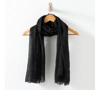 Écharpe à bordure brute unicolore pour la vie quotidienne pour l'extérieur et les voyages en hiver et en automne Taille UniqueUnicolorePolyester