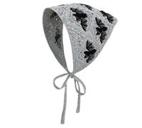 Écharpe à cheveux araignées pour Halloween, spectre tricoté pour adultes, accessoire photo créatif unique