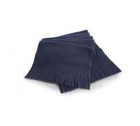 Echarpe à frange en polaire - R143X BLEU MARINE…