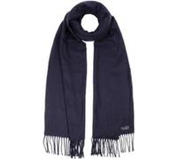Écharpe à Franges Cashmink Uni by Fraas bleu foncé One Size