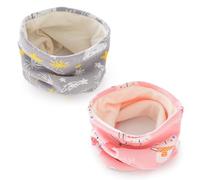 Écharpe À Motif De Dessin Animé 2 Pièces, Écharpe En Velours Pour Enfants, Écharpe Chaude, Écharpe Coupe-Vent Pour Enfants, Écharpe Mignonne