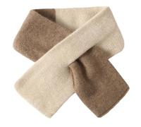 Écharpe à tirer, douce et chaude, courte, en tricot, Y2k, vieux argent, accessoires esthétiques pour l'hiver, l'automne, le printemps, par temps froid, 1 pièce