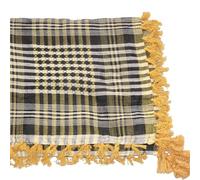 Écharpe arabe à motif treillis pour amateurs de plein air, turban carré multi-usage pour homme, extérieur, accessoires anti-poussière Shemagh, hommes, femmes, hommes et femmes, Palestine, jaune