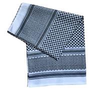 Écharpe arabe, hommes Shemagh Écarpe épaisse ethnique musulmane arabe Turban Moyen-Orient Palestinien Headwear Black, hommes Shemagh Scarpe