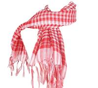 Écharpe arabe pour les activités de plein air Tissu en polyester pratique Enveloppement de tête léger et respirant avec des glands Shemagh Hommes Keffiyeh Foulards arabes Unisexe Plaids Turbans avec