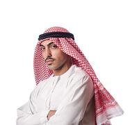 Écharpe arabe Shemagh pour homme Moyen-Orient Keffieh Foulard Saoudite Écharpes Hijab Bandeau Châle du désert Couvre-chef saoudien Turban arabe classique Grand bandana Couvre-tête doux pour garçons