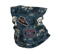 Écharpe Basketball Basket Ball Creative Blue Balaclava Durable Cache Cou Multifonction Couvre-Chef pour Jogging Extérieur Randonnée