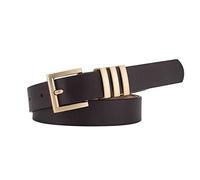 Écharpe bouclée pour femme - Ceinture fine d'hiver pour femme - Sense - Mode - All Jeans - Ceinture d'hiver, café, taille unique
