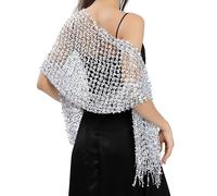 Écharpe Brillante Multifonctionnelle à Paillettes Décoration de Mode pour Robe de Soirée