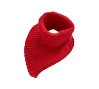 Echarpe Cache-cou amovible coupe-vent for femme, col roulé tricoté, écharpe à faux col(Red)
