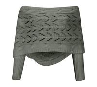 Echarpe Cachemire Femme Hiver - Écharpe Femme Hiver Écharpe à bavoir en laine tricotée de couleur unie pour homme et femme décontractée mode automne et hiver pour l'extérieur (Light Green One Size)