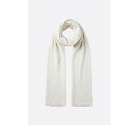 Echarpe cachemire maille ajourée blanc Misciano Femme