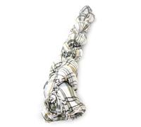 Echarpe Carreaux beige kaki - LES TRESORS DE LILY - Echarpe - 100% coton - 180x110 cm