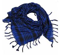 Écharpe Châle d'Hiver Chaud Femme Châle à Carreaux Écharpe Wrap à Franges Carré d'Automne Foulard Plaid Doux pour Homme Fille Garçon (Bleu marin, 100 * 100cm)