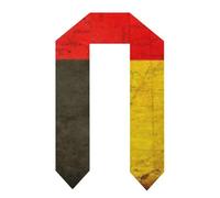 Écharpe/Châle/Foulard De Remise De Diplômes Aux Couleurs Du Drapeau Allemand Pour Étudiants Internationaux Partant Étudier À L'Étranger Pour La Journée De La Remise Des Diplômes Adulte Unisexe