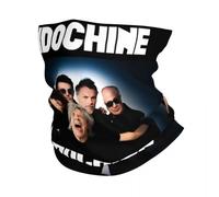 Écharpe chaude d’hiver multifonctionnelle, Custom Tour Indochine Tokaug Bandana Hiver Cou Cache-Cou Coupe-vent Wrap Face Scarf Randonnée French Rock Band Gaiter Bandeau