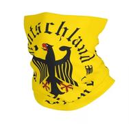 Écharpe chaude d’hiver multifonctionnelle, Empire Eagle Cou Gaiter Hommes Femmes Coupe-vent Hiver Allemagne Armoiries Bandana Écharpe pour Ski