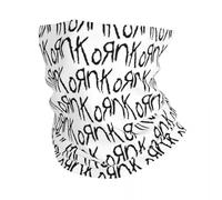 Écharpe chaude d’hiver multifonctionnelle, logo personnalisé et symbole Bandana cou cache-cou pour ski camping femmes hommes écharpe écharpe Rock Band cagoule plus chaud