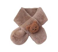 Écharpe Chaude Pour D'ours De Dessin Animé Long Silencieux Coupe-vent Cache-cou Décontracté Pour Les Activités De Plein Air Écharpe Pour Filles