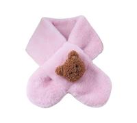 Écharpe Chaude Pour D'ours De Dessin Animé Long Silencieux Coupe-vent Cache-cou Décontracté Pour Les Activités De Plein Air Écharpe Pour Filles