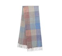 Écharpe chaude pour femme - Automne - Hiver - Couleur unie - En coton - Doublure polaire - Tour de cou élastique - Coupe-vent - Design classique - Pour femme et garçon, bleu ciel, taille unique