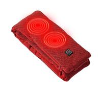 Écharpe chauffante - accessoire chauffant pour col à thème de Noël pour froid, écharpe chauffante avec USB | pour femmes, hommes, adultes, pères, mères, maris, épouses