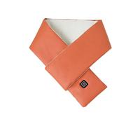Écharpe Chauffante Cervicale,Chauffage USB 3 Températures - Écharpe Cervicale Thermique D'Hiver - Pour Hommes Femmes Bureau Extérieur Randonnée Intérieur Travail Voyage, Orange, Se référer à la