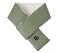 Écharpe chauffante d'hiver avec matériau doux pour la peau et chargement USB (vert)
