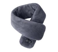 Écharpe chauffante, écharpe de cou électrique chauffante USB lavable, cache-cou rechargeable pour le cyclisme, le ski, la course à pied, le camping, voyages, les adolescents adultes