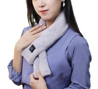 Écharpe chauffante, écharpe électrique chauffante - Écharpe de cou chauffante rechargeable | Enveloppe de cou chauffante pour l'hiver Coussin chauffant pour cou avec 3 réglages de température paire