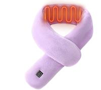 Écharpe chauffante électrique | Cache-cou intelligent | Enveloppe chauffante sans fil avec 3 niveaux de chauffage réglables, cache-cou chaud pour homme et femme, thérapie thermique portable pour temps