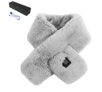 Écharpe chauffante électrique | Cache-cou rechargeable avec 3 réglages | Écharpe chauffante électrique douce avec 3 réglages | Écharpe chauffante USB chaude pour anniversaire, Noël, Saint-Valentin