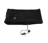 Écharpe chauffante en Polyester doux, écharpe chauffante électrique, alimentée par USB, 3 températures réglables, enveloppe de cou noire pour l'intérieur et l'extérieur