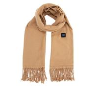 Écharpe chauffante Intelligente Unisexe en Couleur Unie Conception innovante pour Un Confort Thermique Optimal (Khaki, One Size)