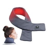 Echarpe chauffante polaire - écharpe chauffante douce pour homme, température réglable 3 niveaux, rechargeable | pour les femmes Ski d'hiver Course à pied Voyages en plein air Noël Confort par temps f