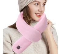 Écharpe chauffante pour femme | Cache-cou électrique | avec 3 réglages de température | Écharpe chauffante rechargeable pour femme | Pour temps froid, hiver, Noël, ski, course à pied, en plein