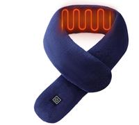 Écharpe chauffante pour homme | Cache-cou électrique | avec 3 réglages de température pour femme | Rechargeable | Pour temps froid, hiver, Noël, ski, course à pied, en plein air