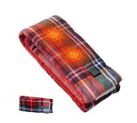 Écharpe chauffante pour homme | Chauffe-cou avec thème de Noël pour temps froid, écharpe chauffante pour femmes, hommes, elle, adultes, père, mère, mari, épouse