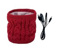 Écharpe Chauffante Pour Hommes | Enveloppe Électrique avec Chargeur USB - Écharpe d'Hiver avec Cache-Visage en Laine,pour l'Hiver, l'Automne, le Ski, le Snowboard, la Neige, les Oreilles, les Hommes e