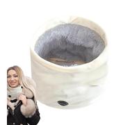 Écharpe chauffante pour le cou, écharpe chauffante pour le cou | Enrouleur de cou portable avec chauffage USB pour l'hiver - Coussin chauffant électrique basse tension de 5 V pour soulager le, blanc